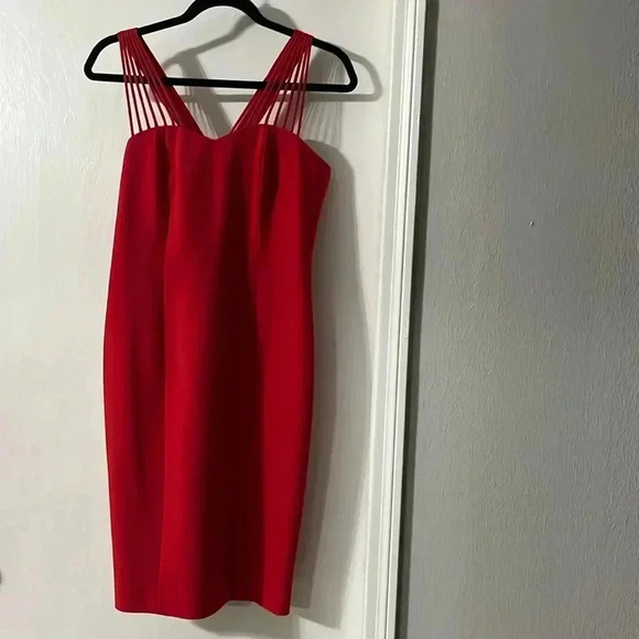 Elie Tahari Dresses & Skirts - ELIE TAHARI GLOSSY RED DRESS